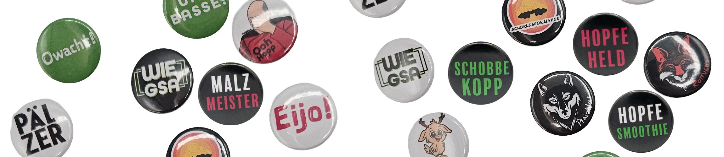 Kategoriebild Wohnen Buttons & Glasmarkierer
