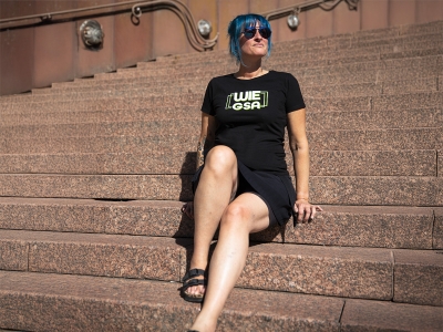 Wie gsa - Damen Shirt.1