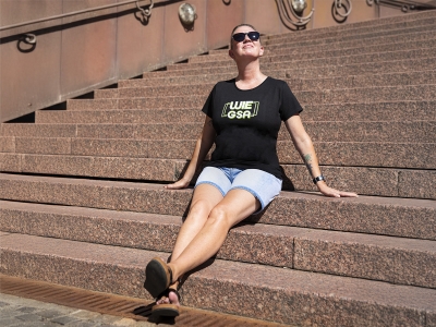 Wie gsa - Damen Shirt.5