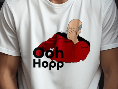 Ooh Hopp Facepalm - Herren Shirt.1