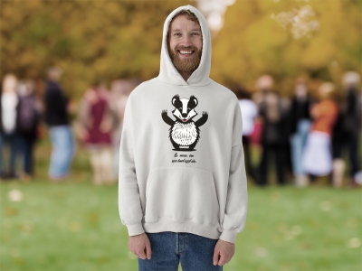 Fröhlicher Dachs - Herren Hoodie.2