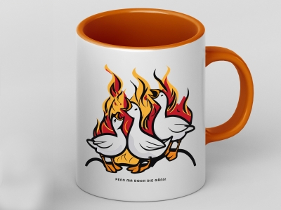 Penn ma doch die Gäns Tasse.9