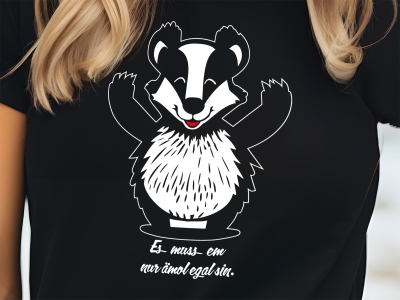 "Es muss em nur ämol egal sin"  - Damen Shirt.3