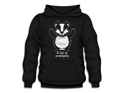 Fröhlicher Dachs - Damen Hoodie.2
